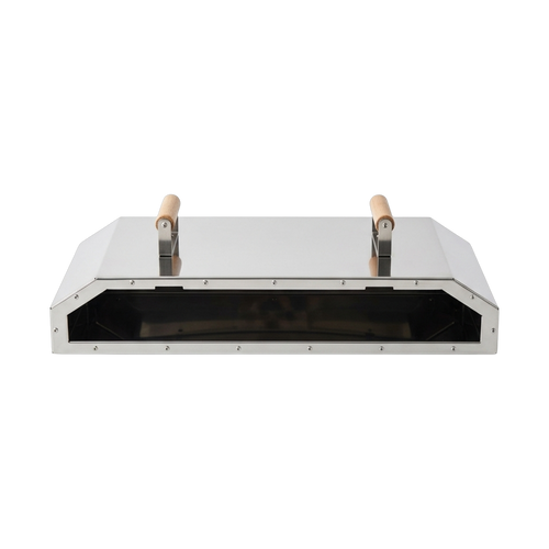 The Double braai pizza oven, front view