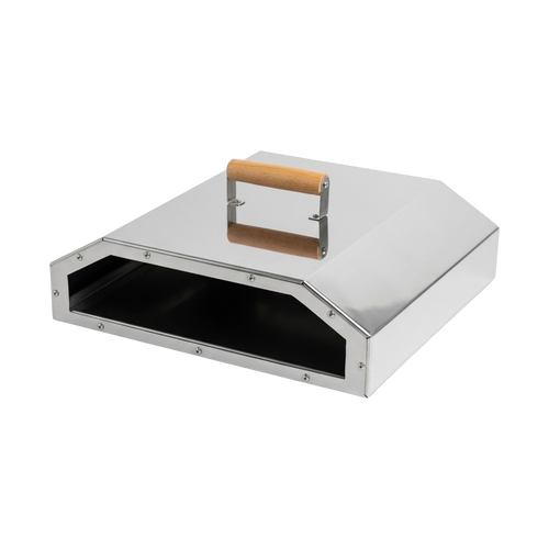 The Single braai pizza oven, angled left
