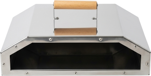 The Single braai pizza oven, front